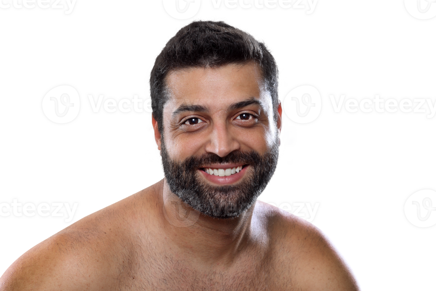 young brazilian model posing on neutral background png