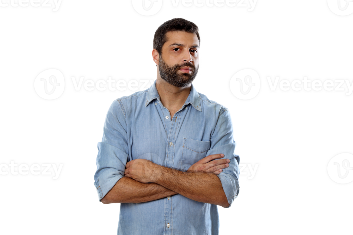 young brazilian model posing in casual clothes on neutral background png