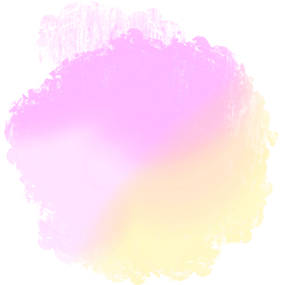 Bold Pink and Yellow gradient brush strokes with textured hand drawn grunge finishes png