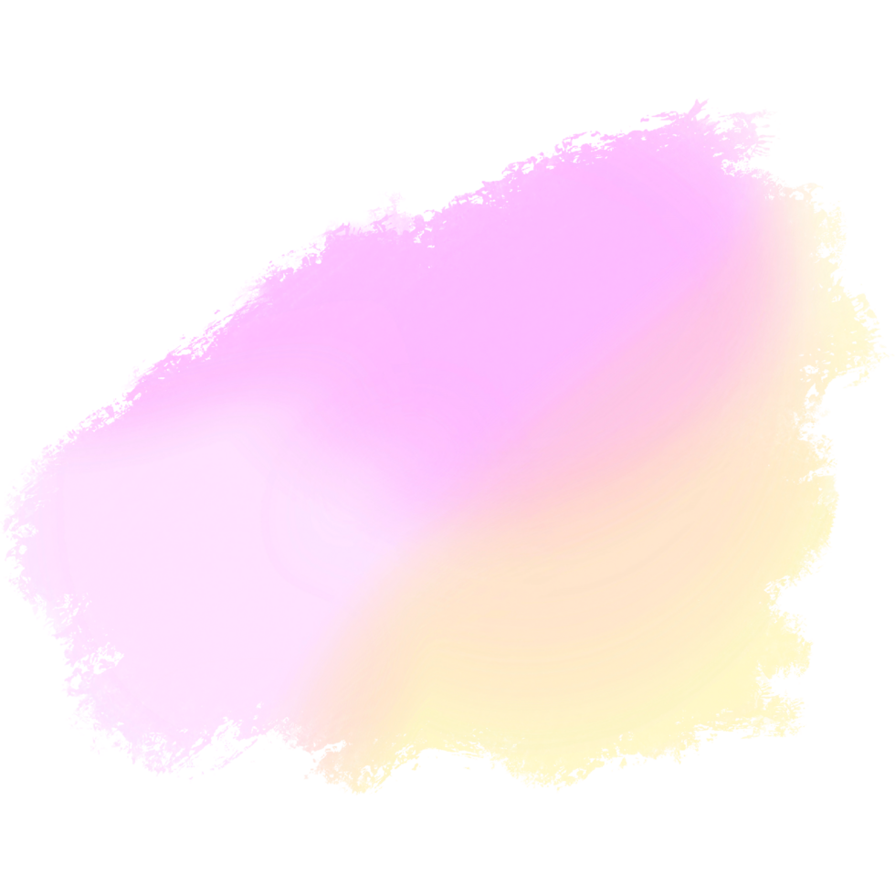 Rough Pink Yellow gradient strokes hand drawn with a rugged grunge finish png