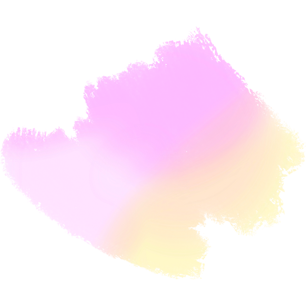 A textured Pink Yellow gradient brush stroke merging into raw grunge textures png