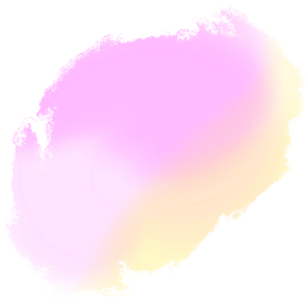 Hand drawn Pink Yellow gradient strokes with textured gritty grunge inspired finishes png