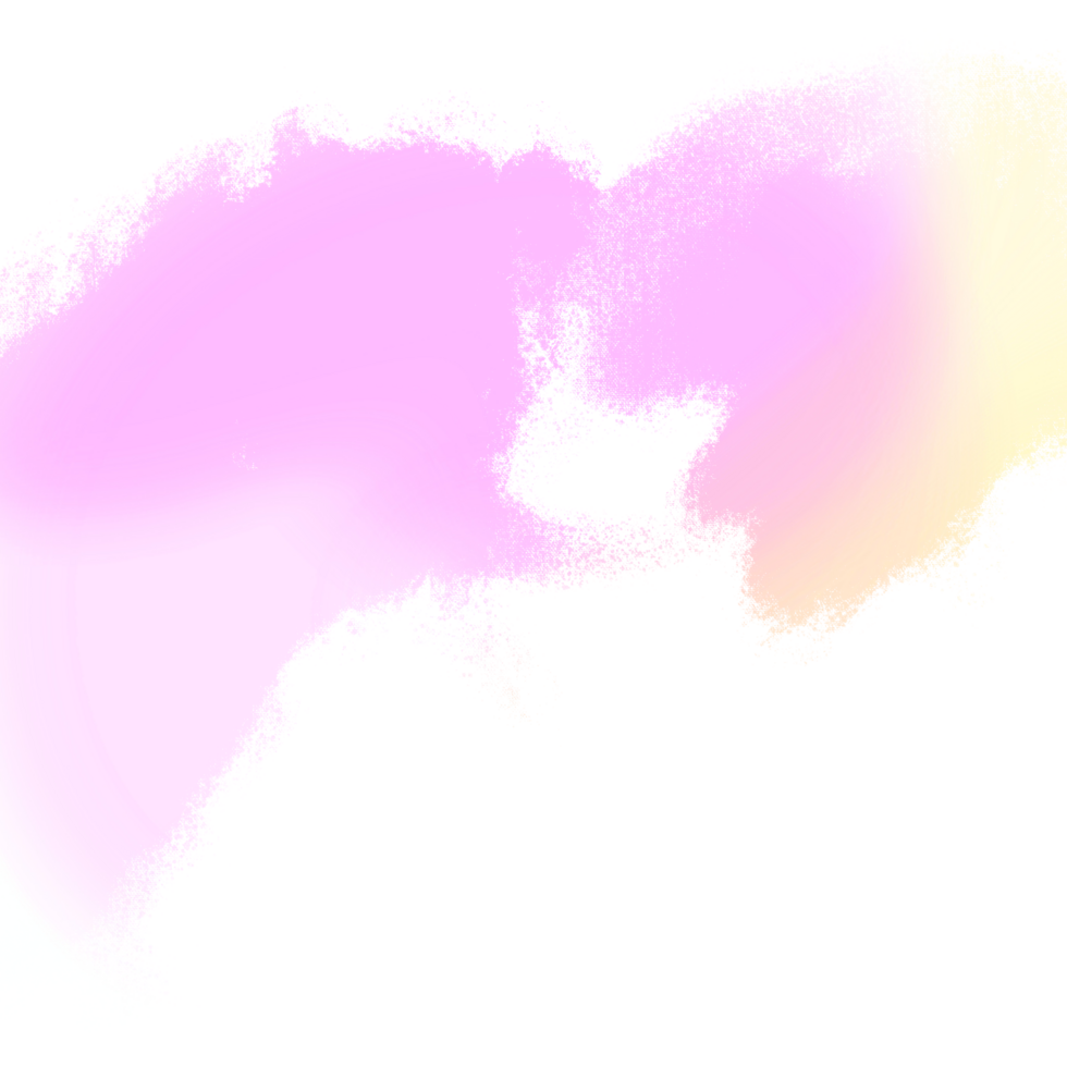 A raw Pink Yellow gradient stroke blending into hand drawn grunge inspired textures png