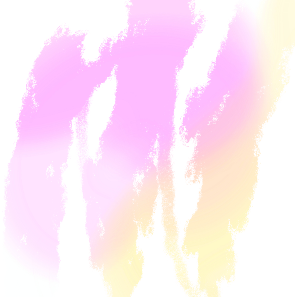A stunning Pink Yellow gradient stroke with gritty hand drawn grunge textures png