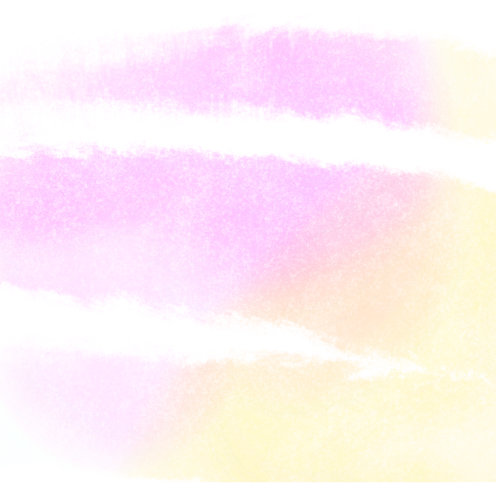 Bold Pink Yellow gradient brush strokes with textured hand drawn grunge finishes png