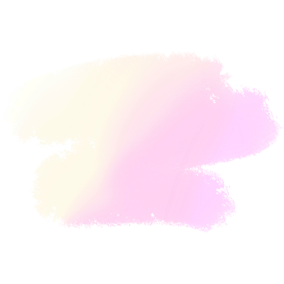 A stunning Pink to Yellow gradient brush stroke blending into textured grunge finishes png