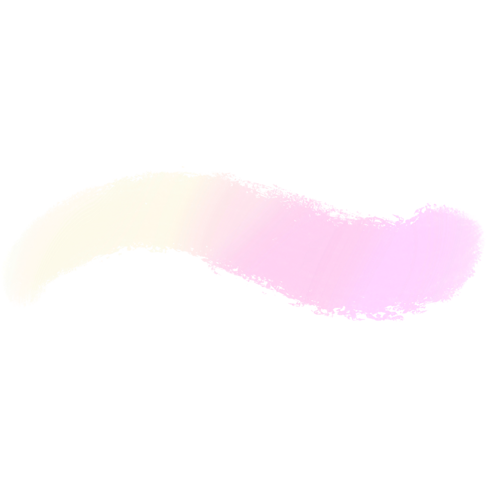 A raw Pink Yellow gradient stroke with textured gritty hand drawn details png