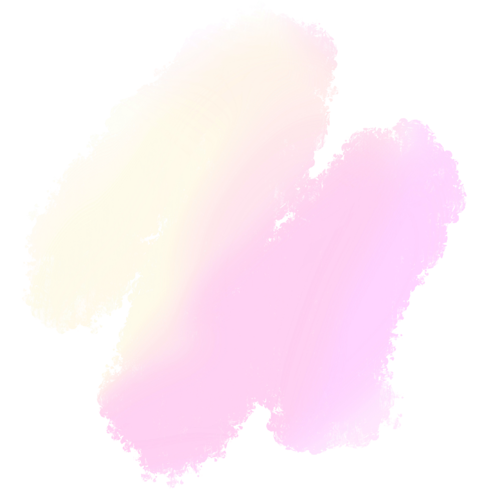 Hand drawn Pink Yellow gradient strokes blending into bold gritty grunge marks png