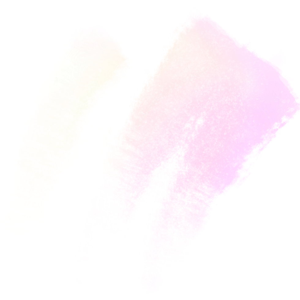 A textured Pink Yellow gradient stroke merging into raw hand drawn grunge marks png