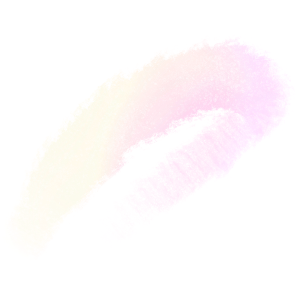 A bold Pink Yellow gradient brush stroke blending into textured hand drawn grunge details png