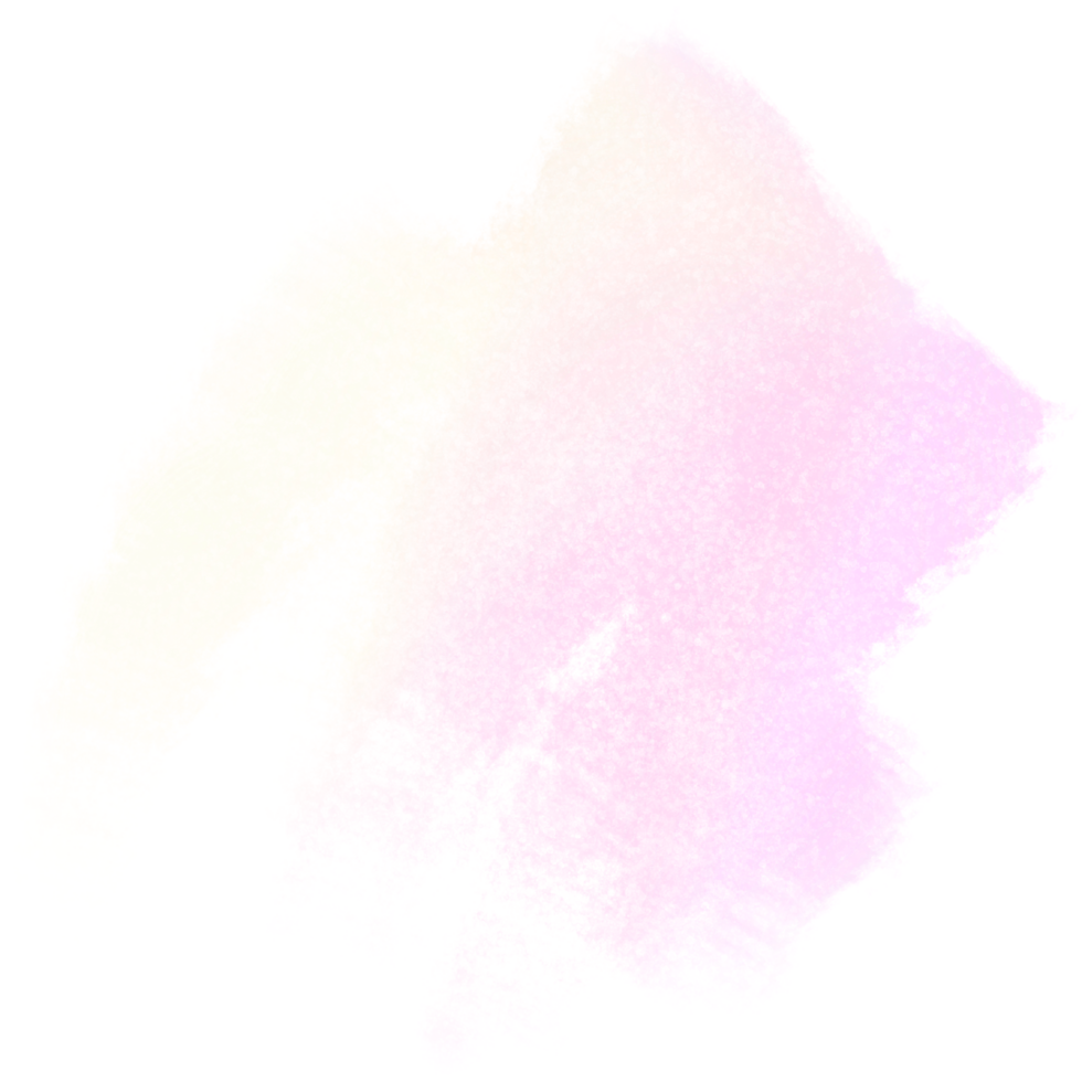 Pink Yellow gradient brush strokes with rough hand drawn grunge textures and bold edges png