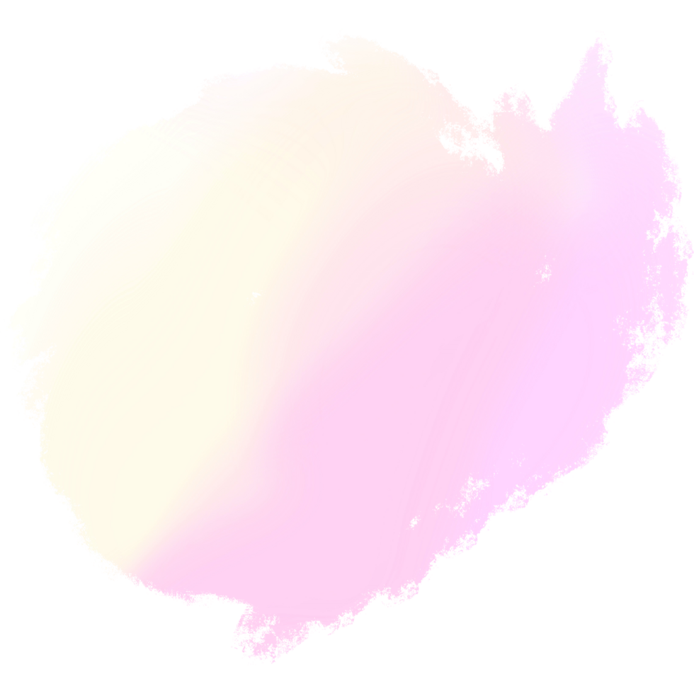 A bold Pink Yellow gradient brush stroke with raw hand drawn grunge textures png