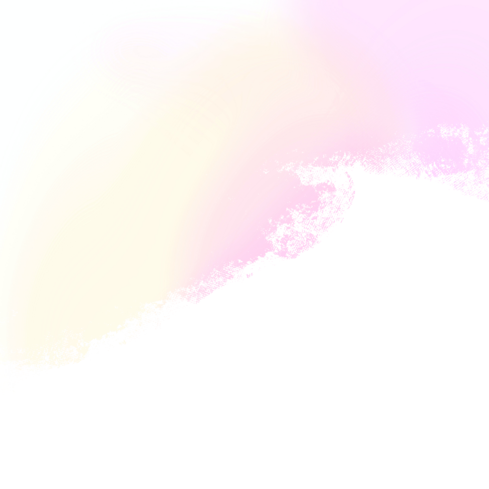 Hand drawn Pink Yellow gradient brush strokes merging into raw rugged grunge effects png