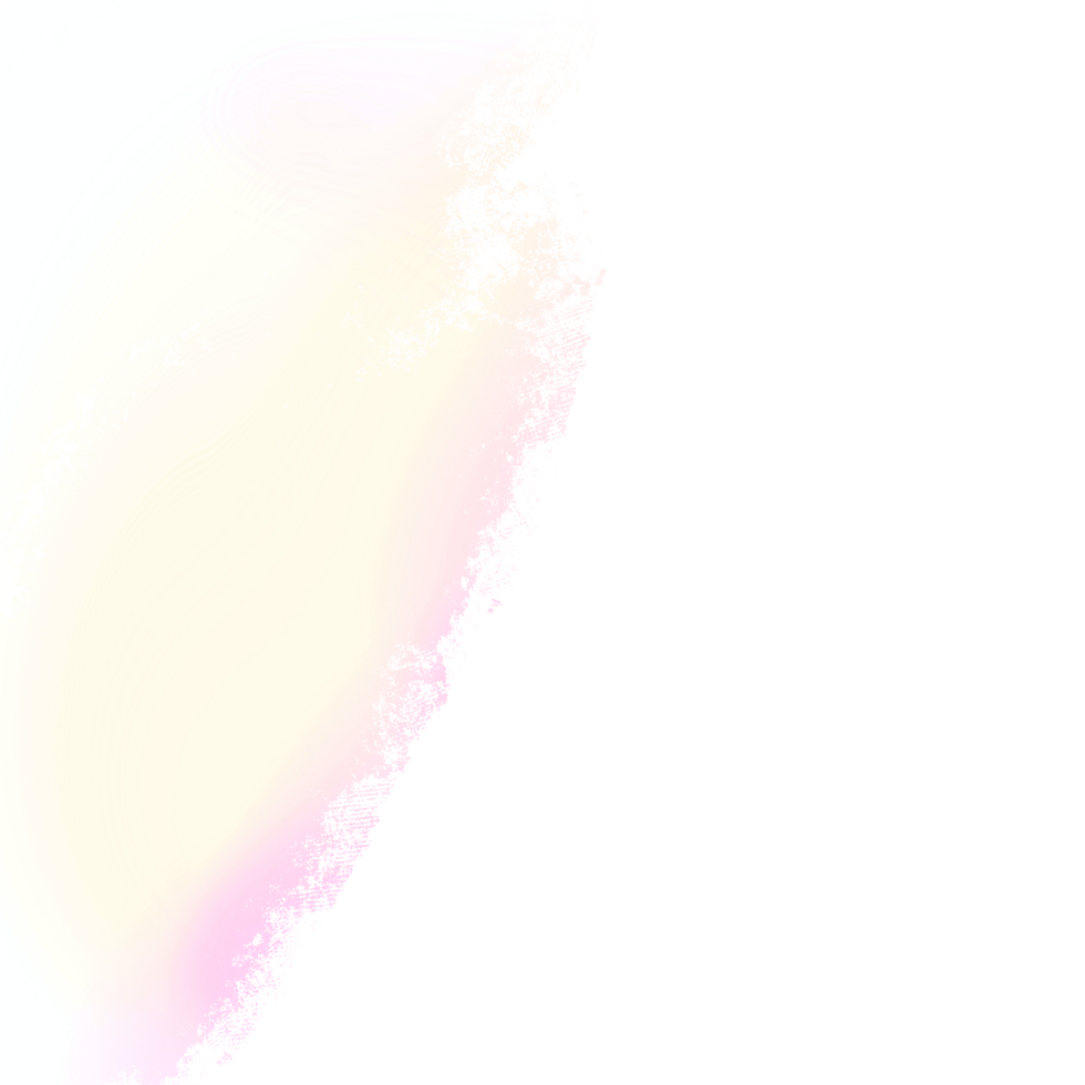 Hand drawn Pink Yellow gradient brush strokes with soft transitions into gritty grunge edges png