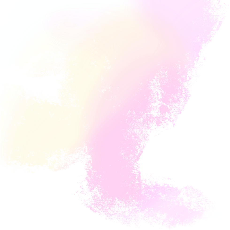 Pink Yellow gradient brush strokes blending into bold gritty hand drawn grunge details png