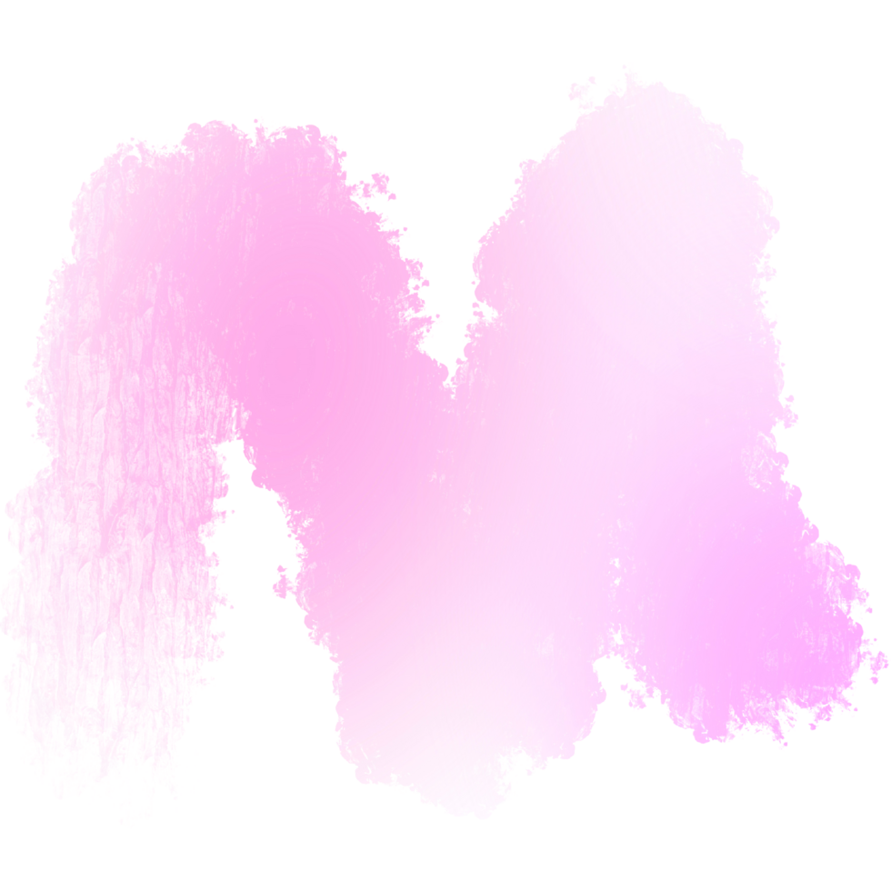 Pink Yellow gradient brush strokes merging into raw textured hand drawn grunge edges png