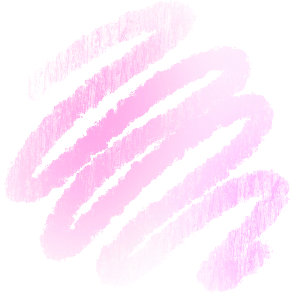 Hand drawn Pink Yellow gradient brush strokes merging into bold rugged grunge textures png