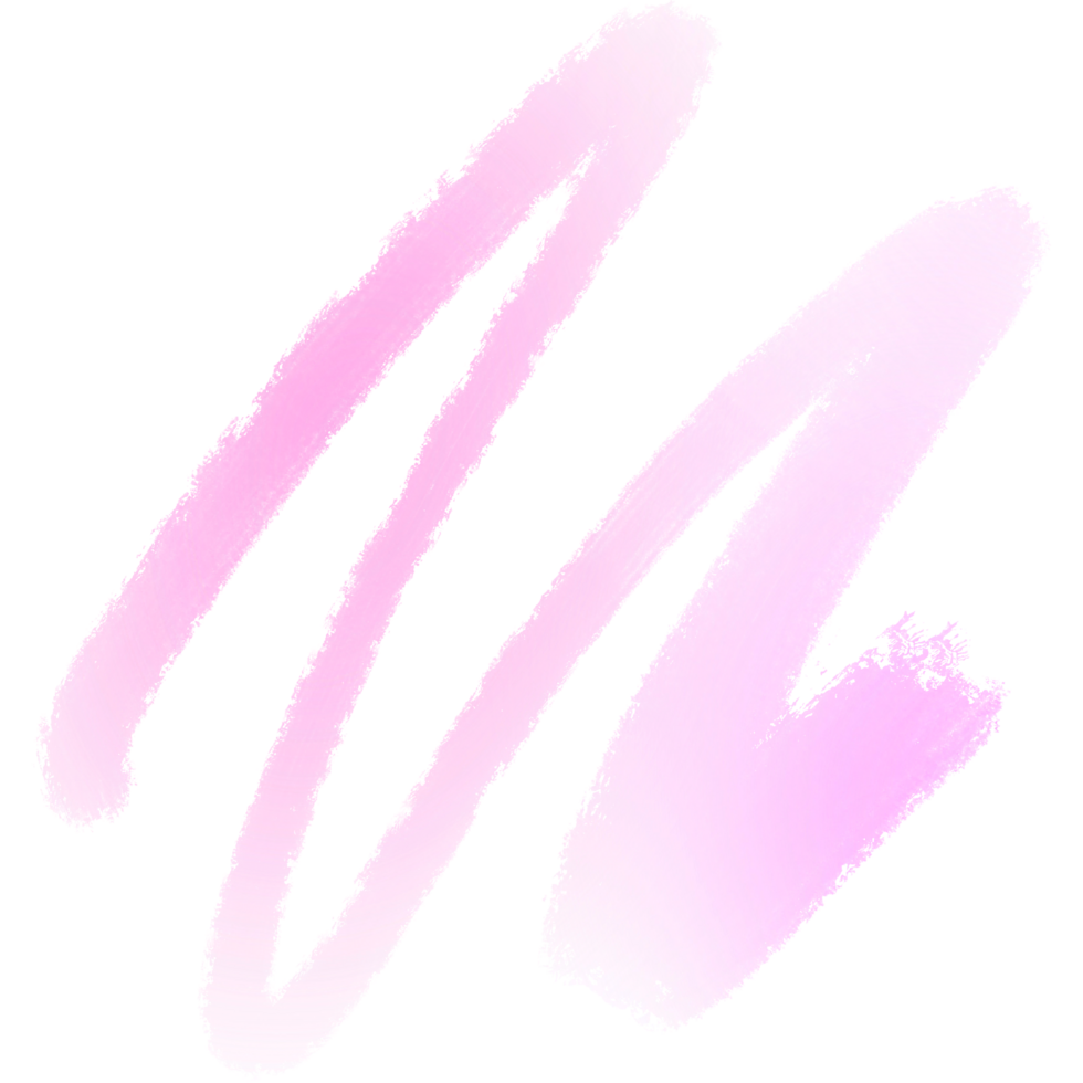 Pink Yellow gradient brush strokes with bold raw hand drawn grunge finishes png