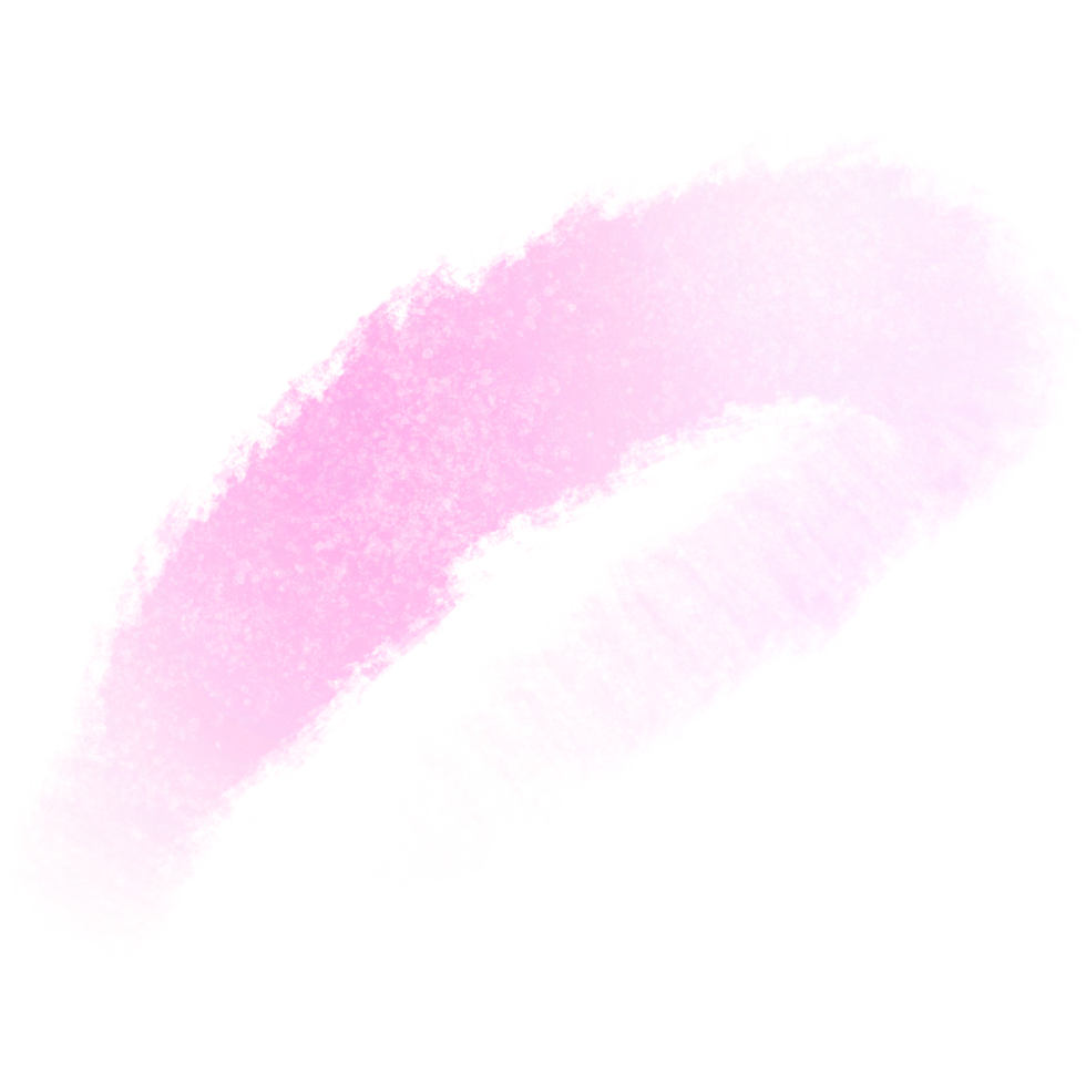 Pink Yellow gradient brush strokes with raw hand drawn grunge inspired textures png