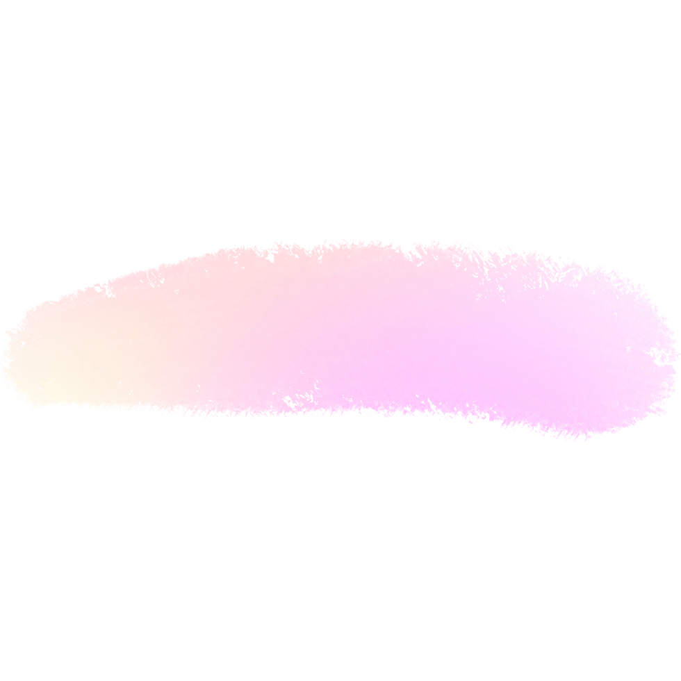 Pink Yellow gradient brush strokes with textured gritty hand drawn edges png