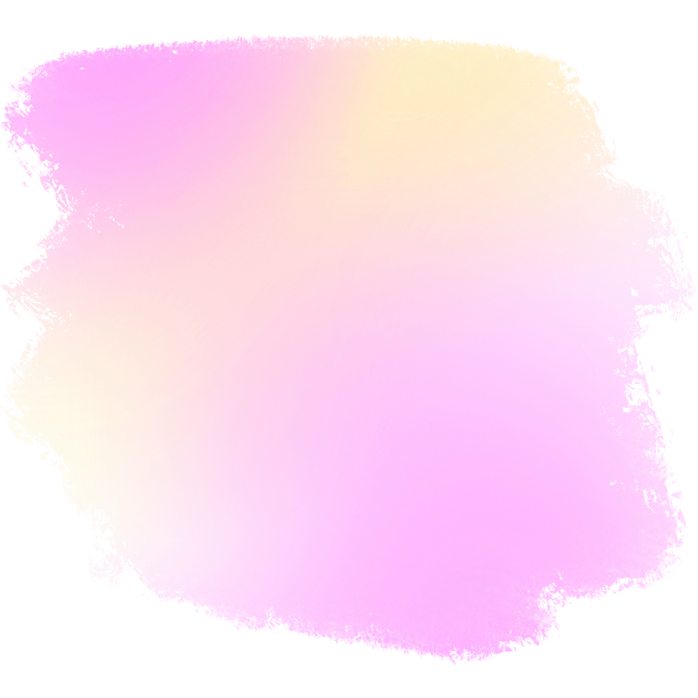Hand drawn Pink Yellow gradient brush strokes blending into rough bold grunge effects png