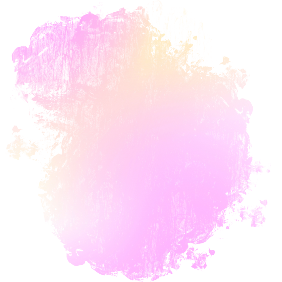 Hand drawn Pink Yellow gradient strokes fading into rough raw grunge inspired details png