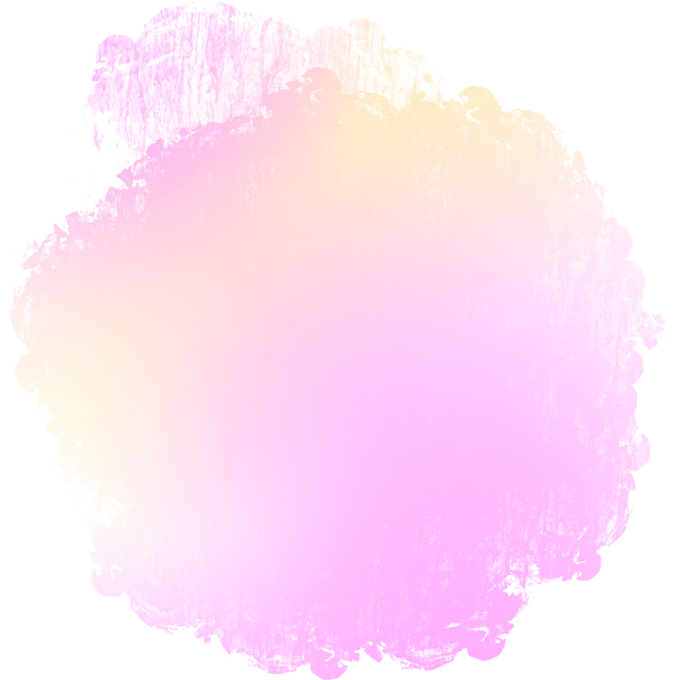 Pink Yellow gradient brush strokes blending into textured bold hand drawn grunge finishes png