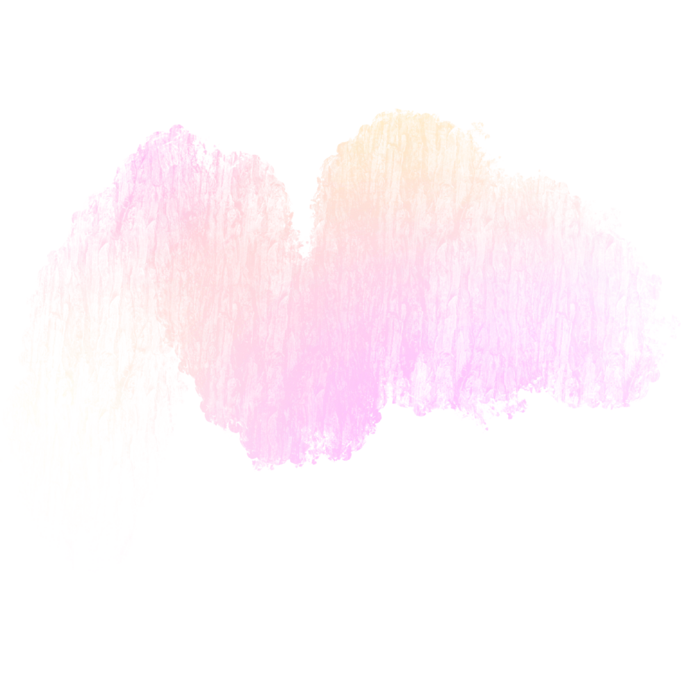 A raw Pink Yellow gradient stroke with bold textured grunge finishes png