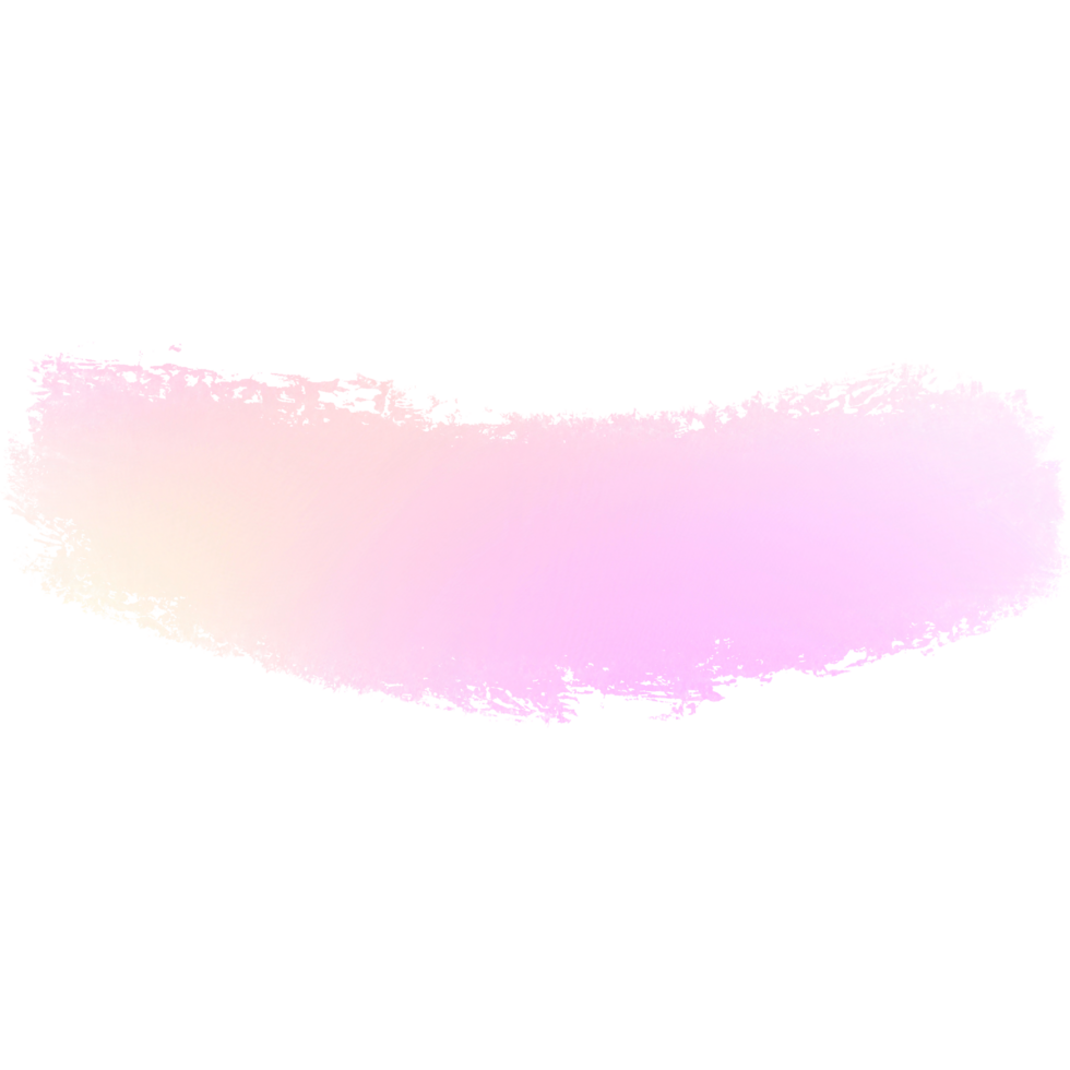 Hand drawn Pink Yellow gradient brush strokes with rough textured grunge inspired marks png