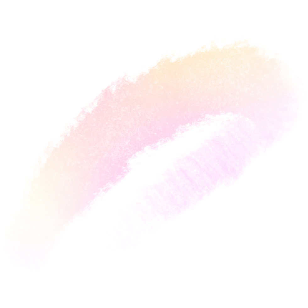 Hand drawn Pink Yellow gradient brush strokes with bold raw grunge inspired details png