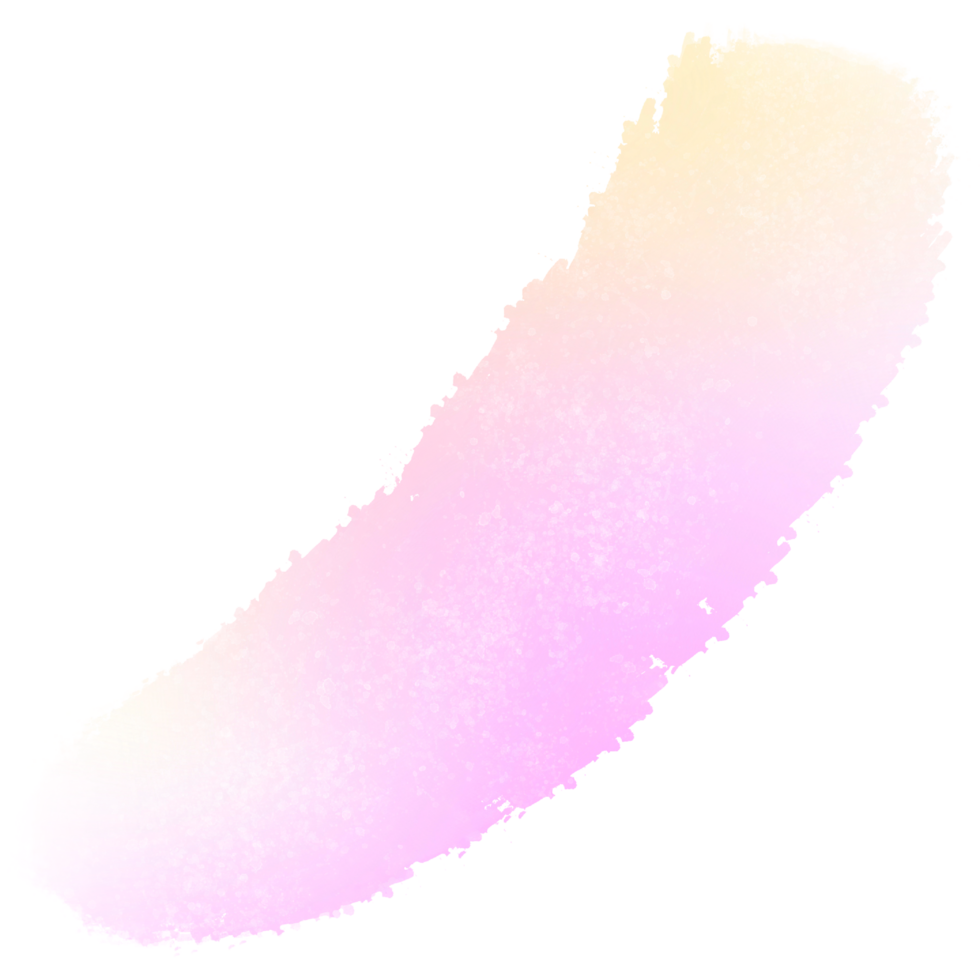 A stunning Pink Yellow gradient stroke blending into rough bold grunge edges png