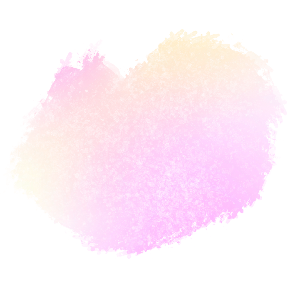 Hand drawn Pink Yellow gradient strokes blending into rugged raw grunge inspired edges png