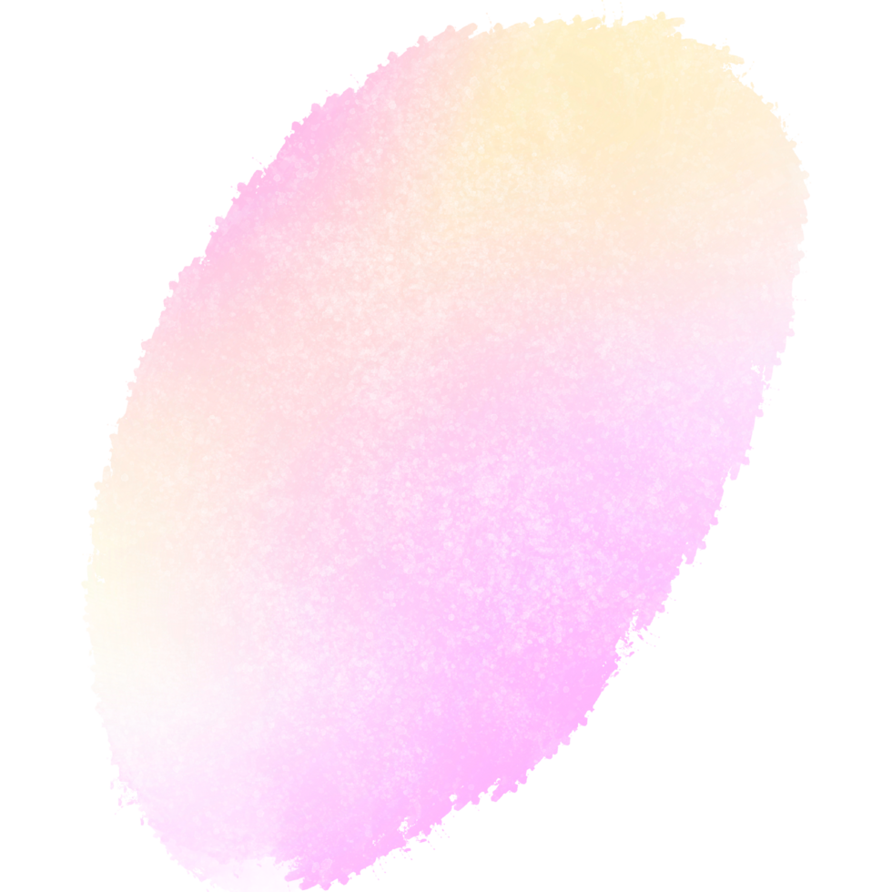 Pink Yellow gradient brush strokes blending into rough gritty hand drawn grunge effects png