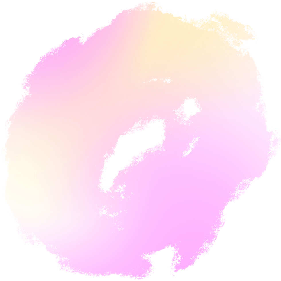 Pink Yellow gradient brush strokes with rough gritty hand drawn grunge marks png