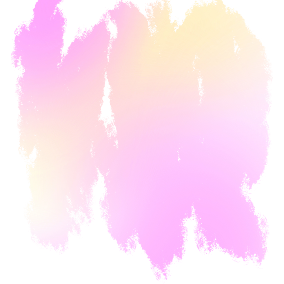 A raw Pink Yellow gradient stroke blending into bold gritty grunge inspired edges png
