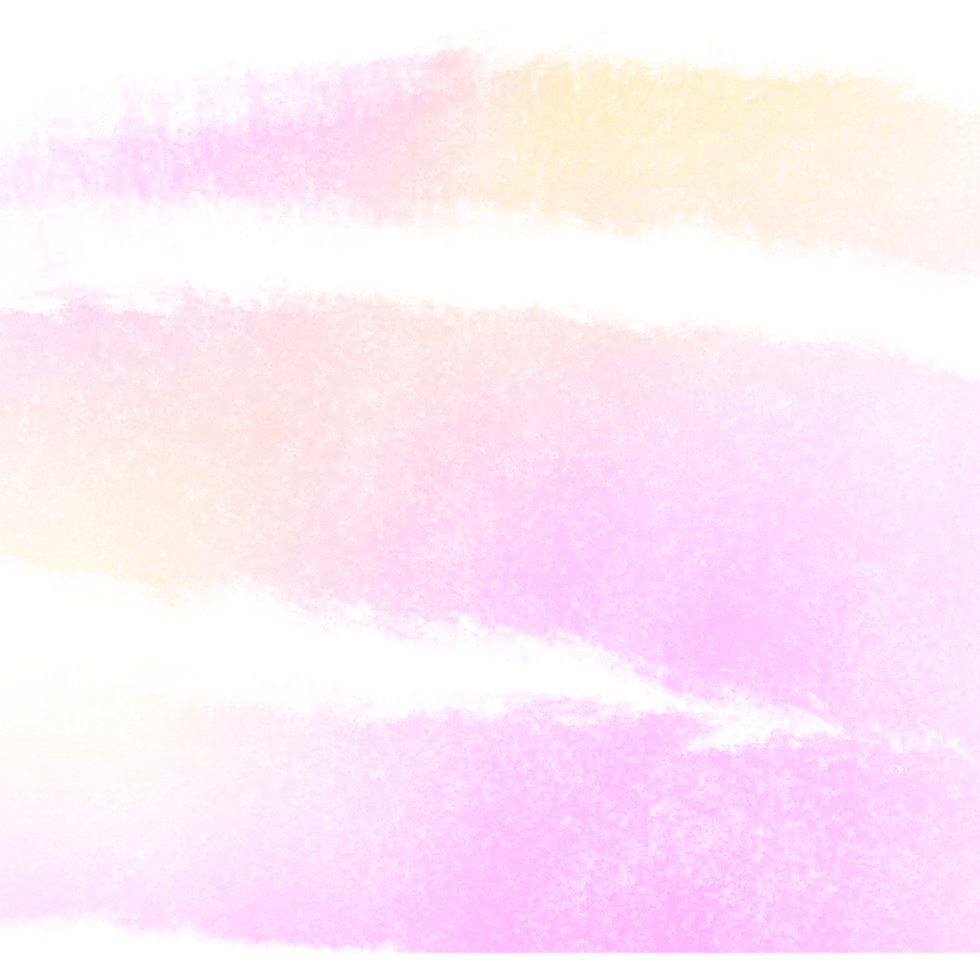 Hand drawn Pink Yellow gradient brush strokes merging into bold gritty grunge finishes png