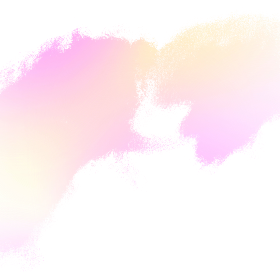 Hand drawn Pink Yellow gradient strokes with rugged textured grunge inspired edges png