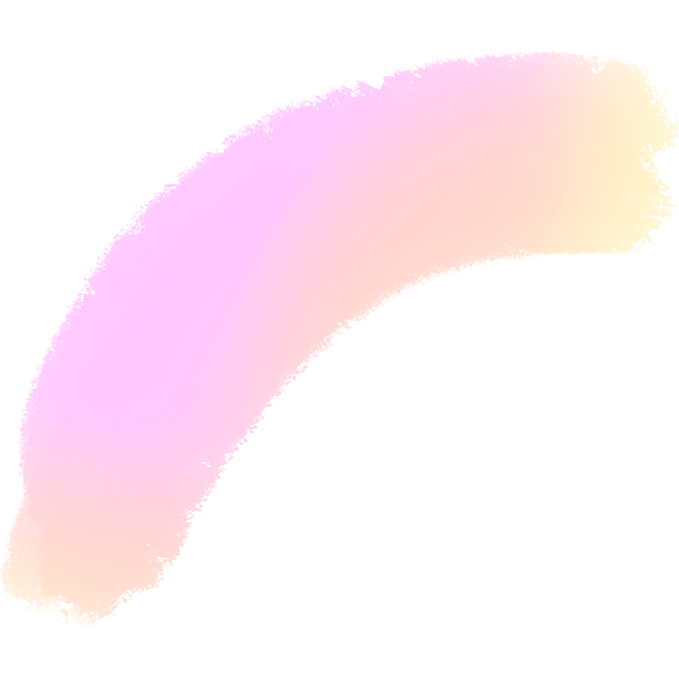 Hand drawn Pink Yellow gradient strokes blending into rough gritty grunge marks png