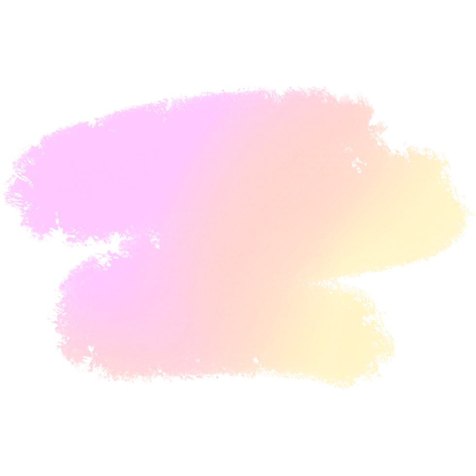 Hand drawn Pink Yellow gradient strokes merging into rough textured grunge inspired effects png