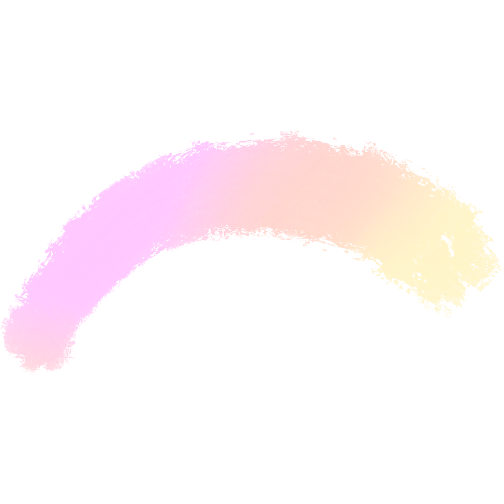 Pink Yellow gradient brush strokes merging into textured bold grunge inspired edges png