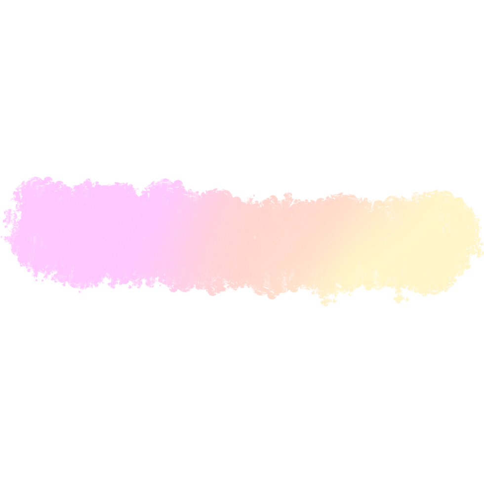 Hand drawn Pink Yellow gradient strokes with textured gritty hand drawn grunge effects png