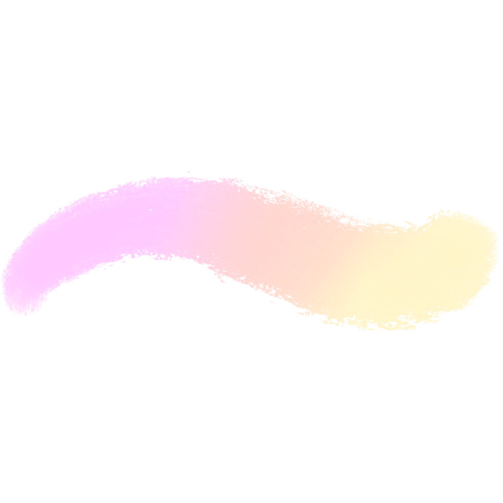 Hand drawn Pink Yellow gradient strokes fading into textured rugged grunge inspired effects png