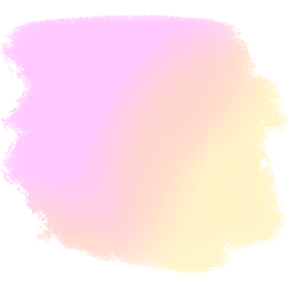 Pink Yellow gradient brush strokes with soft transitions into rugged bold hand drawn grunge textures png