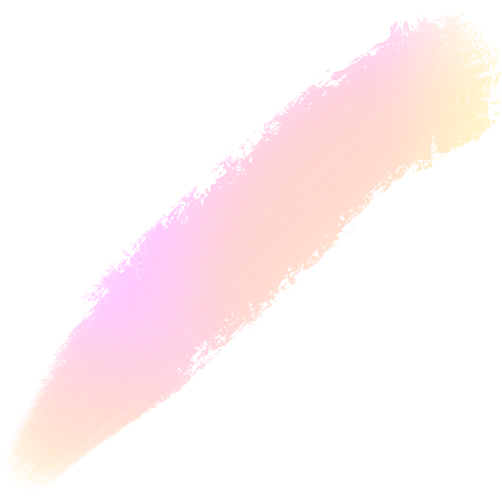 Pink Yellow gradient brush strokes merging into rough bold grunge finishes png