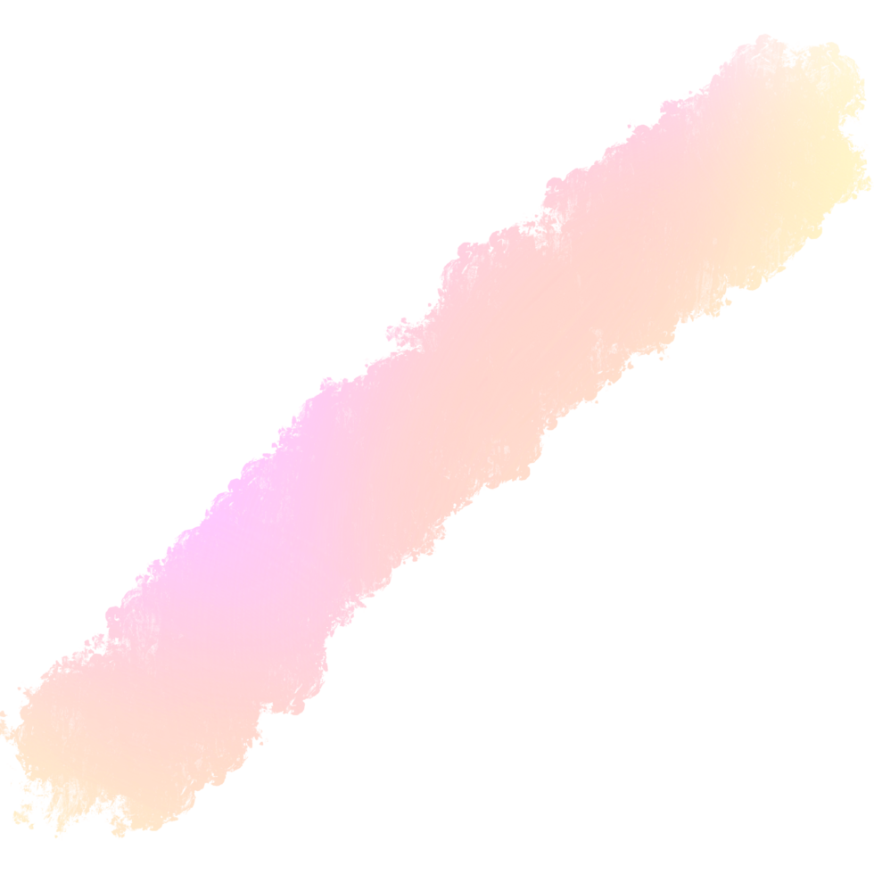 Pink Yellow gradient brush strokes blending into rugged rough grunge finishes png