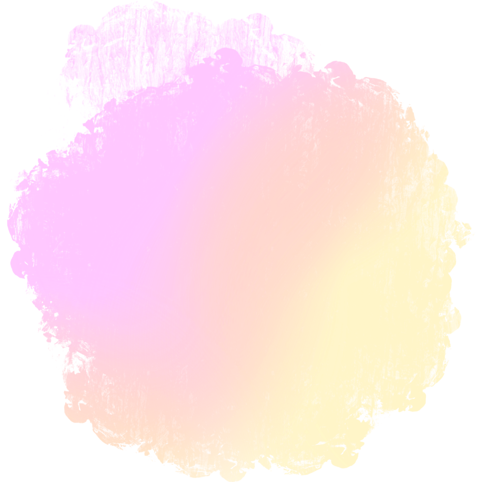 Hand drawn Pink Yellow gradient strokes blending into rugged textured grunge inspired finishes png