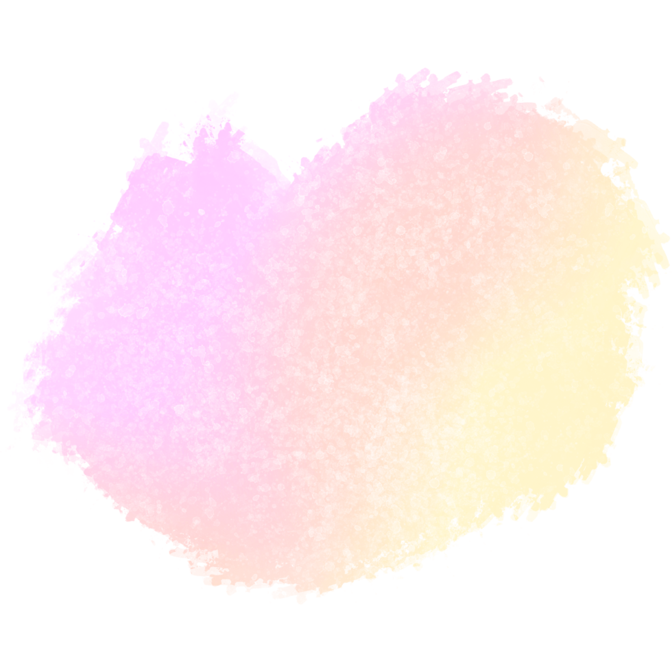 Hand drawn Pink Yellow gradient strokes blending into rugged bold grunge marks png