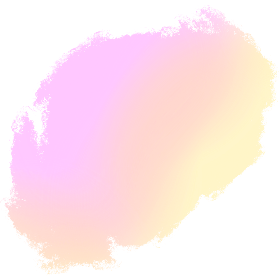 Hand drawn Pink Yellow gradient strokes merging into rough rugged grunge inspired marks png