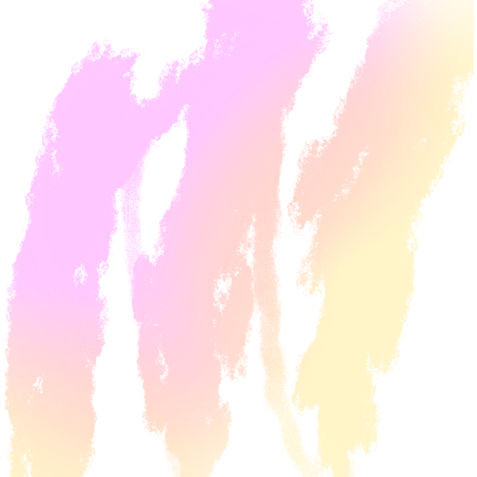 Hand drawn Pink Yellow gradient strokes blending into bold gritty grunge inspired effects png