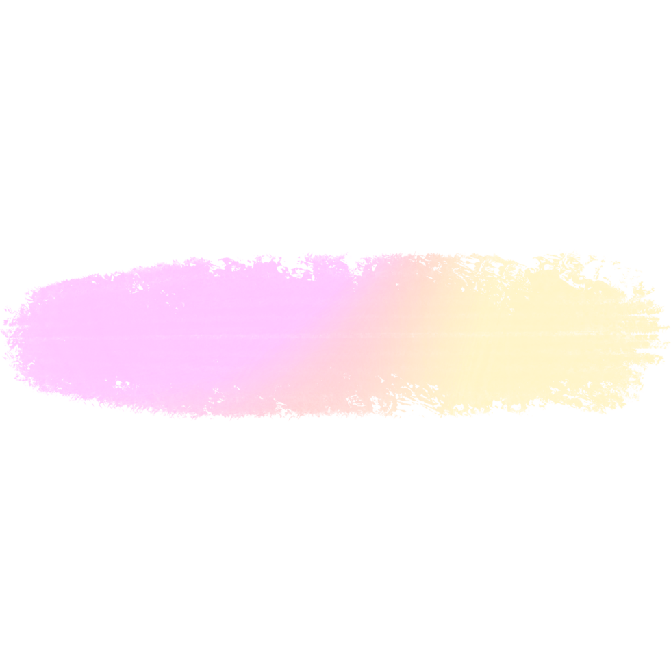 Hand drawn Pink Yellow gradient strokes blending into rough textured grunge inspired finishes png